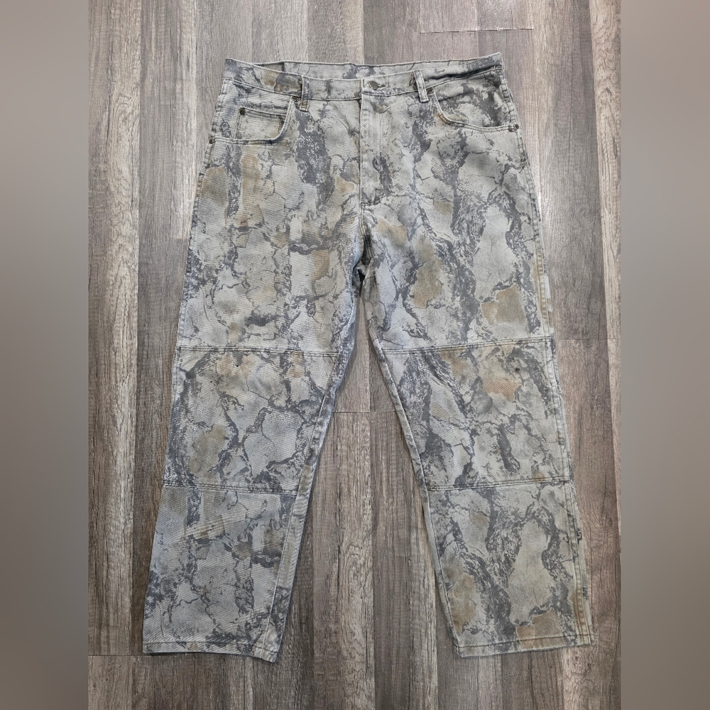 WRANGLER CAMO JEANS Western Outdoor MENS 40 X 30 Camoflage - Picture 2 of 10